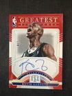 New Listing2023-24 National Treasures - Kevin Garnett - International Red Auto 1/8 Bookend!