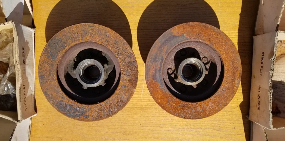 Conjunto de buje y rotor de freno de disco 2 BR5519 Camaro Chevrolet GM Buick Foto 3 de 4