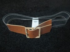 Veronica Beard Tinmarie Cork / PVC Belt Size XL