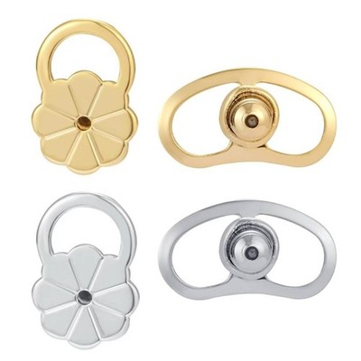 10Pcs Earring Back Replacements Pigs Nose Shaped Metal Locks for Secure Wear