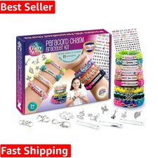 Paracord Bracelet Making Kit with Charms - Art & Craft Gift for Girls Age 8 9...