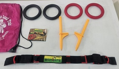 Muckers (Classic)  Ring Toss Game (Quoits) w/ 3' Carry Strap by: Saturnian Inc