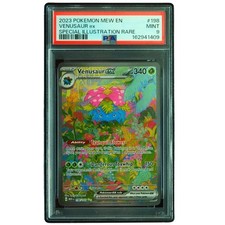 Venusaur ex #198/165 151 (MEW) Illustrazione Speciale Rara PSA 9 Carta Pokemon *TE