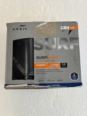 ARRIS Surfboard G36 DOCSIS 3.1 Multi-Gigabit Cable Modem & AX3000 Wi-Fi Router