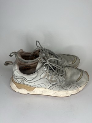flower mountain sneakers Lace Up Hiking Walking Shoes Men Size 43 US 10 Taupe