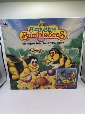 Vintage Bizzy Bizzy Bumble Bees 1991 Golden Family Game Nearly Complete! 5070