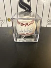Jose Valentin Signed Autograph Official ROMLB Baseball with Display Case