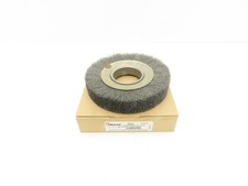 Weiler 06040 Crimped Wire Wheel 6" Dia .006 Steel Fill 2" Arbor Medium Face