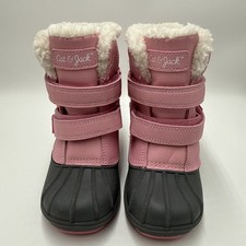 Cat Jack Boots TODDLER Sz 9 Pink Denver Waterproof Thermolite Faux Fur Lined