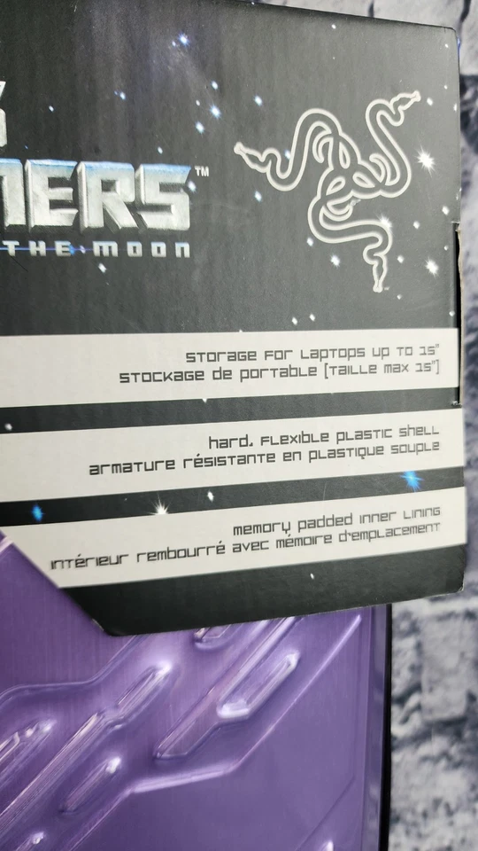 Razer Transformers 3   15" Laptop Sleeve Case  Shockwave Purple 2011 - Image 3 of 4