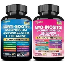 Cortisol & Myo-Inositol Supplement 13-in-1 So...