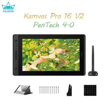 HUION Kamvas Pro 16 15.6 Pen Tablet Monitor 1920x1080, 8192 Pressure Levels