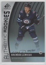2017-18 SP Game Used Authentic Rookies Rainbow 101/221 Brendan Lemieux #109 jc3