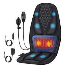 Back Massager with Heat with 8 Motors, Massage Chair Pad, Seat Massager with ...