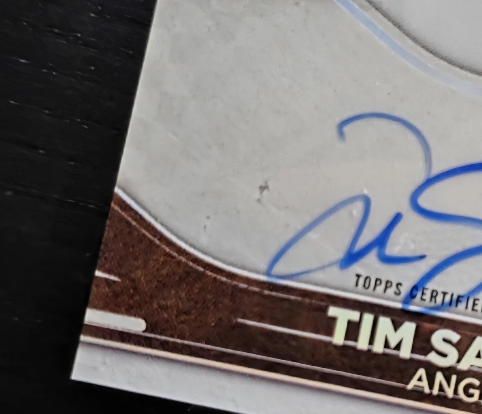 2022 Topps Tribute Tim Salmon Patch Auto /50 Ballpark Stadium Signatures #TSS-TS - Image 3 of 3