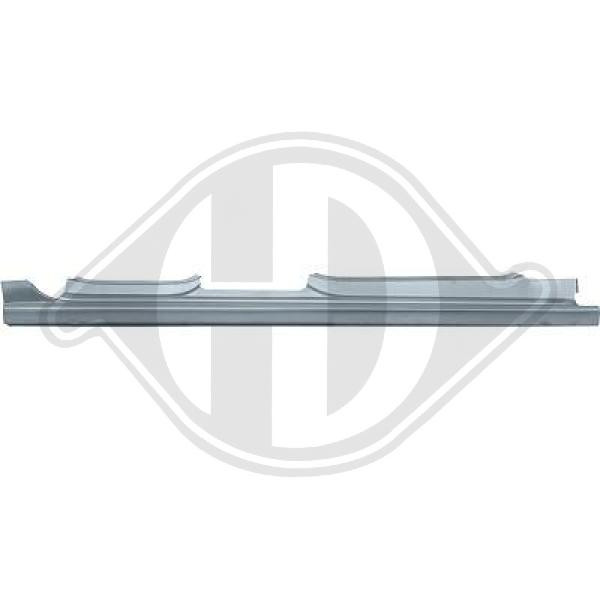 Seitenschweller Einstiegblech Schweller Rechts Passend FüR VW Polo 6R 6C 6R_-image