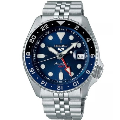 Seiko 5 Sports GMT SSK003K1 Herrenuhr NEU Automatik Seiko 4R34Original