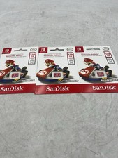SanDisk 128GB - microSDXC Memory Card For Nintendo Switch Pack Of 3