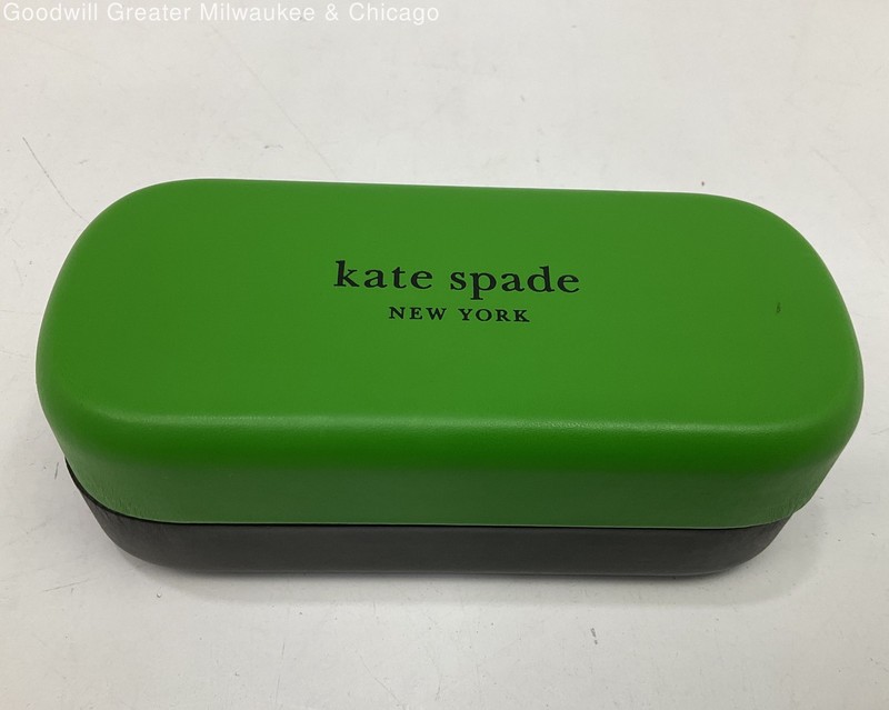 Kate Spade New York Two Tone Green Sunglasses Case ONLY