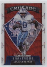 2021 Panini Rookies & Stars Crusade Red Wave Prizm Barry Sanders #CR-16 HOF 1fa0