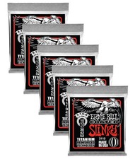 5 PACK Ernie Ball 3115 Coated Skinny Top Heavy Bottom Slinky Guitar Strings 10-5