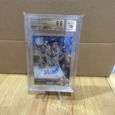 2017 Bowman Draft - Chrome Draft Pick Autographs Mark Vientos #CDA-MV (AU, RC)