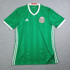 Mexico Adidas Jersey Mens Large 2016-17 Home EUC