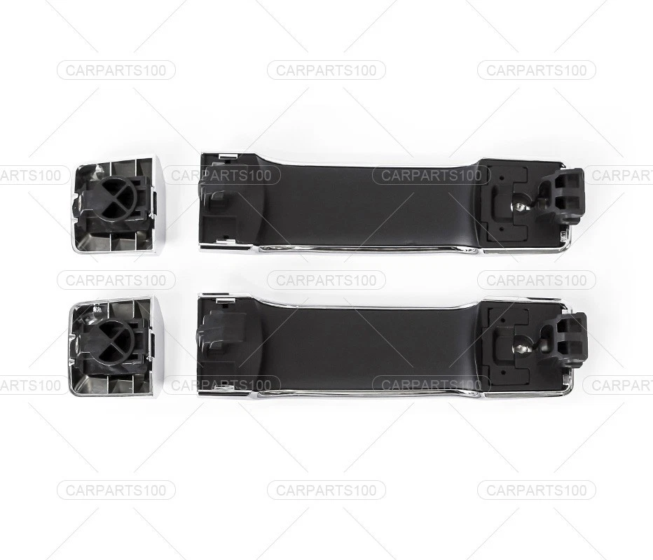 Manija de puerta exterior cromada izquierda+derecha para 04-18 Nissan Titan 04-07 Infiniti QX56 Foto 4 de 4