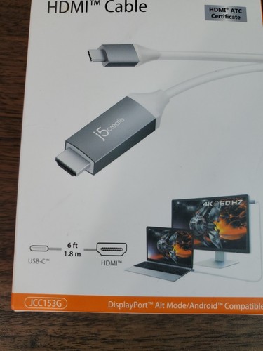 J5Create USB Type-C to 4K HDMI Cable JCC153 - Photo 2/9