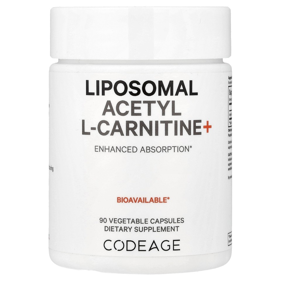 Liposomal Acetyl L-Carnitine+, 90 Capsules (500 mg per Capsule)