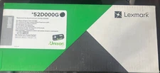 Genuine Lexmark 52D000G Black Return Program Toner Cartridge