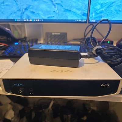 AJA io4k Capture Box, 2xThunderbolt 2, 4x BNC/SDI in + SDI Monitor, HDMI in/out