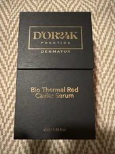 D’OR24K Prestige DERMATOX Bio Thermal Red Caviar Serum 1.35 Oz  NIB/Box Not Seal