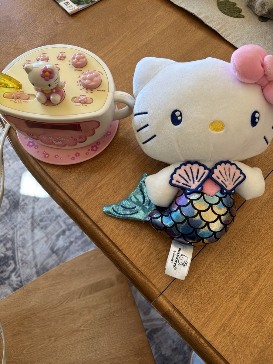 Hello Kitty Tea Cup Alarm Clock Radio Night Lemon Sanrio, And