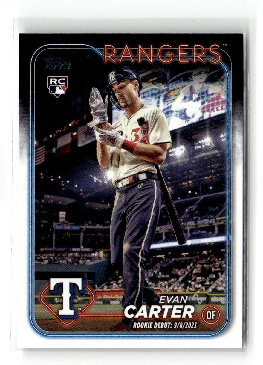 2024 Topps Update Series - Rookie Debut Evan Carter #US58 (RC)