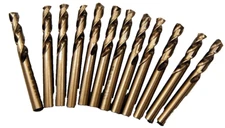 12 Pcs. Precision Twist 4ASMCO 5.70mm M42-8% Cobalt Screw Machine Drills