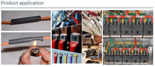 Tubo termorretráctil de cable de 164 piezas de colores surtidos 8 tamaños Reino Unido - Imagen 4 de 12