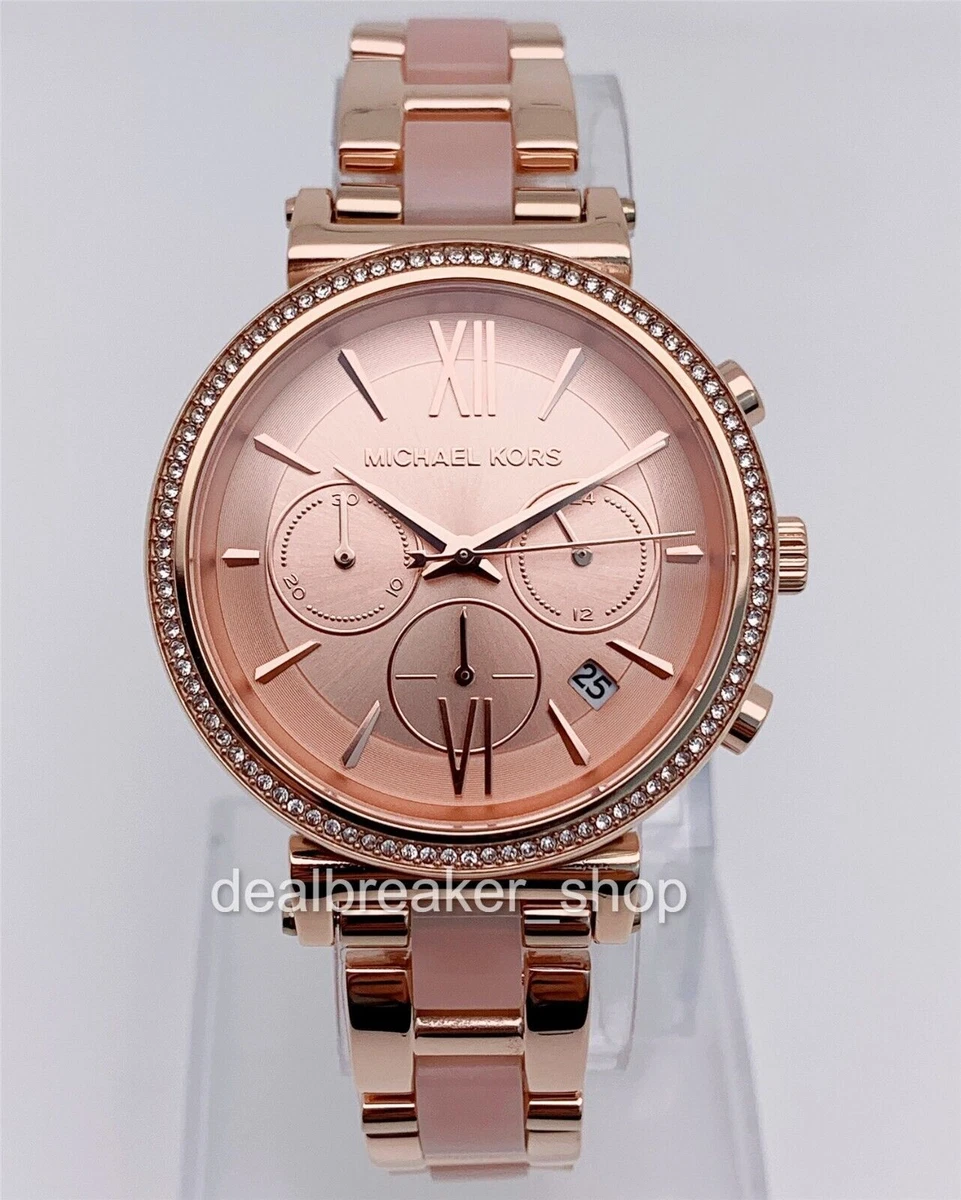 Michael kors sofie on sale chronograph watch