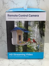 Smart Bird Feeder Solar Panel Charging AI Bird Feeder With Camera