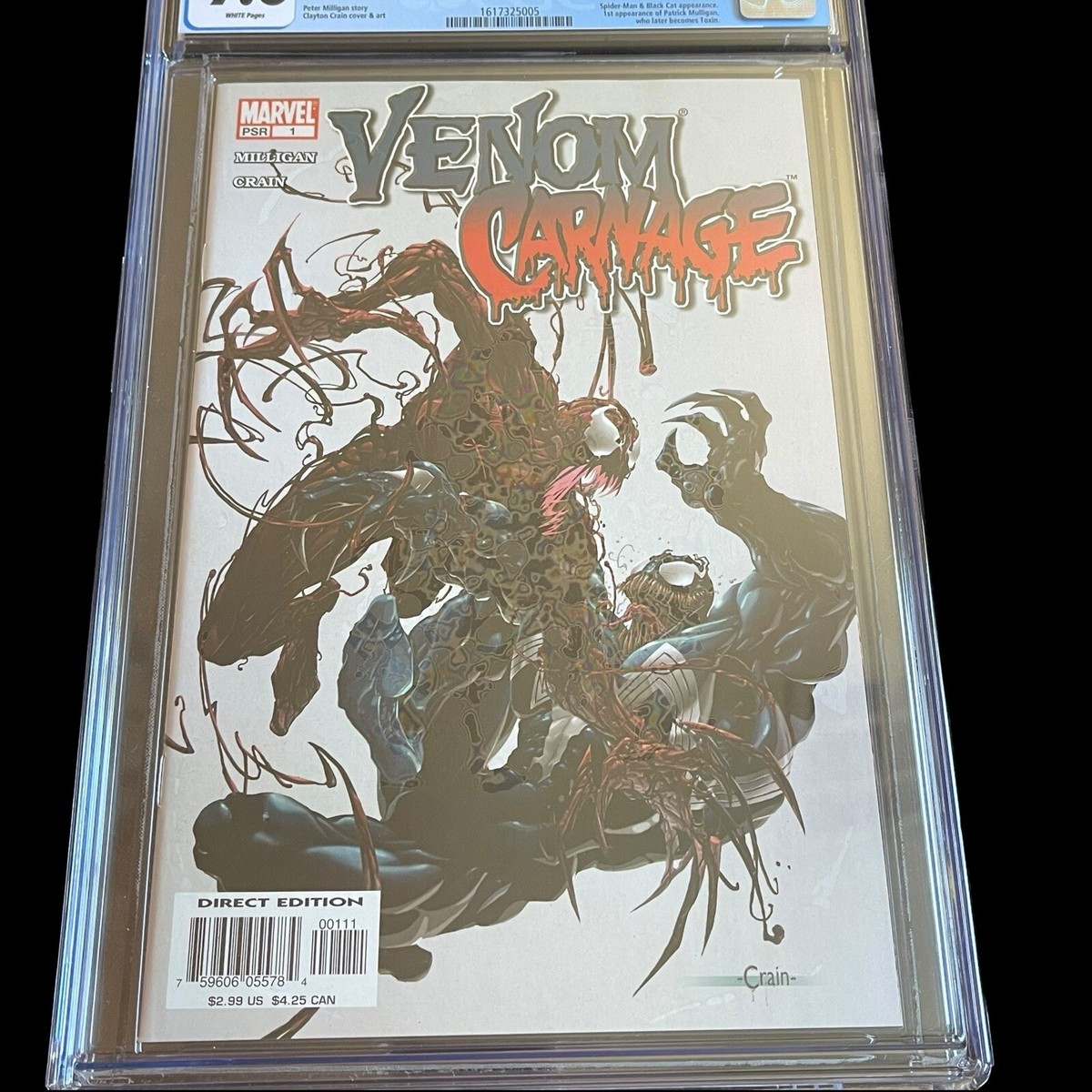 Venom vs. Carnage #1 CGC 9.8 2004 W/PGS 1st Appearance of