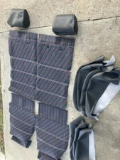 BMW E30 325i 318i M3 M TECH UPHOLSTERY SPORT SEAT KIT GERMAN VINYL NEW BEAUTIFUL