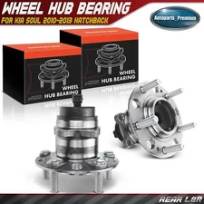 2x Rear Left & Right Wheel Hub Bearing Assembly for Kia Soul 2010-2013 Hatchback