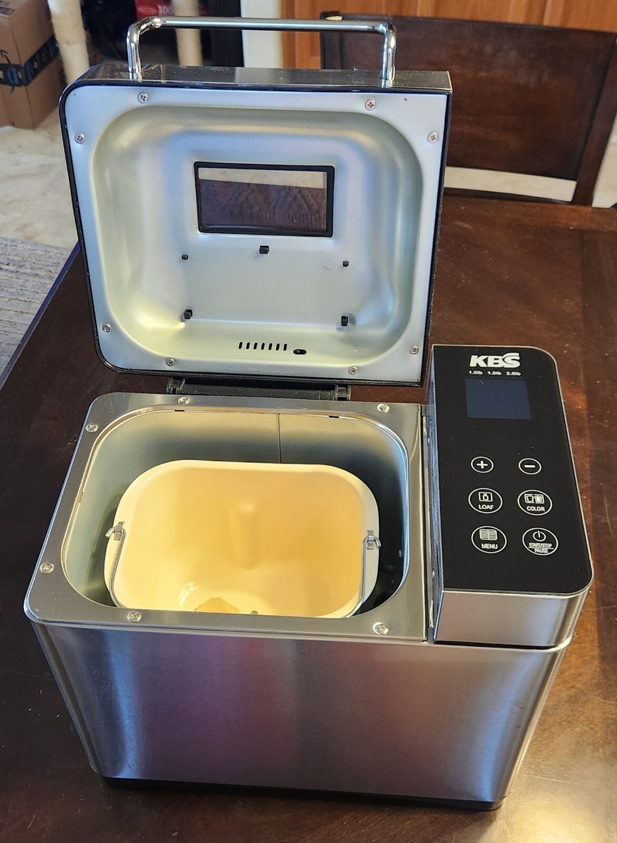 KBS ホームベーカリー　MBF-010 KBS MBF-010 Stainless Steel Bread Machine Maker - Tested