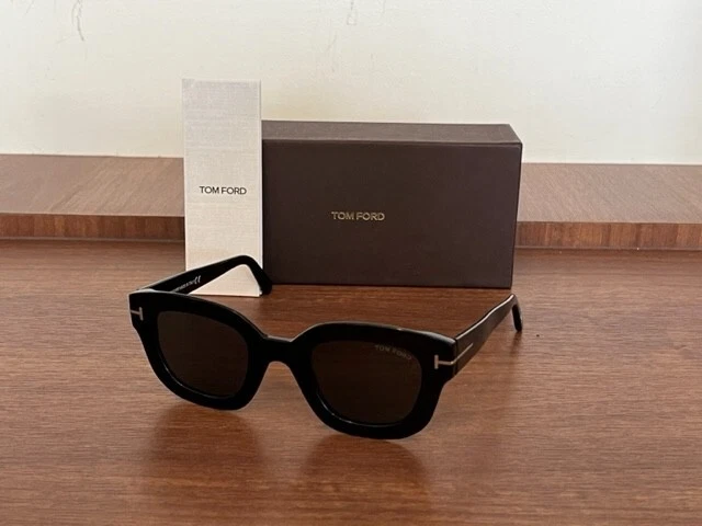 TOM FORD Pia TF659 01A Women s Black Square Sunglasses 48 26
