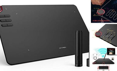 XPPen Deco 03 Wireless 2.4G Digital Graphics Drawing Tablet Drawing Pen Tablet 
