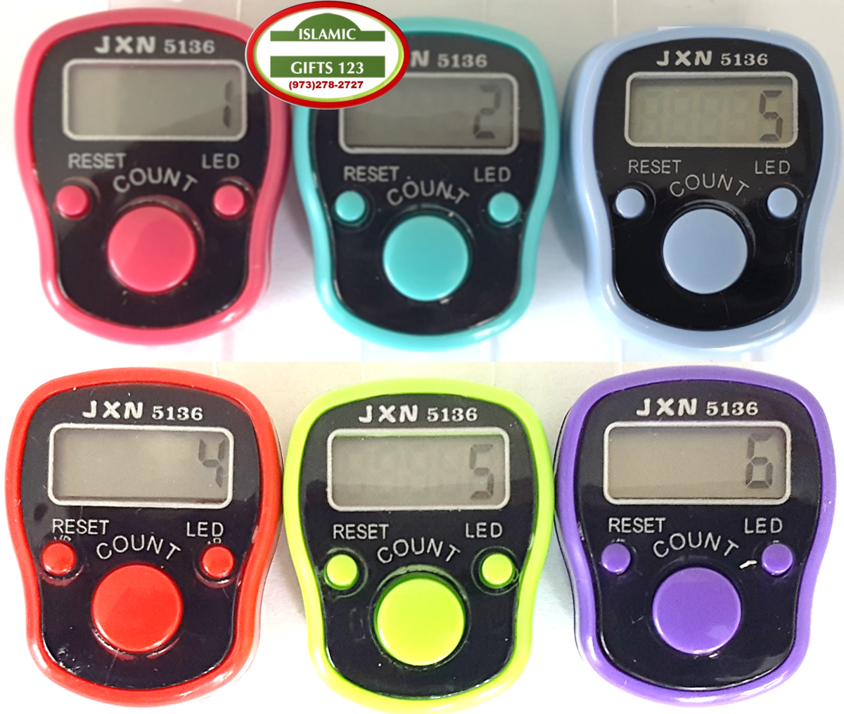 Pinwheel Counter Inventory Golf Stroke Counter LED Electronic Finger Counter - 5 Digit LCD Display ...