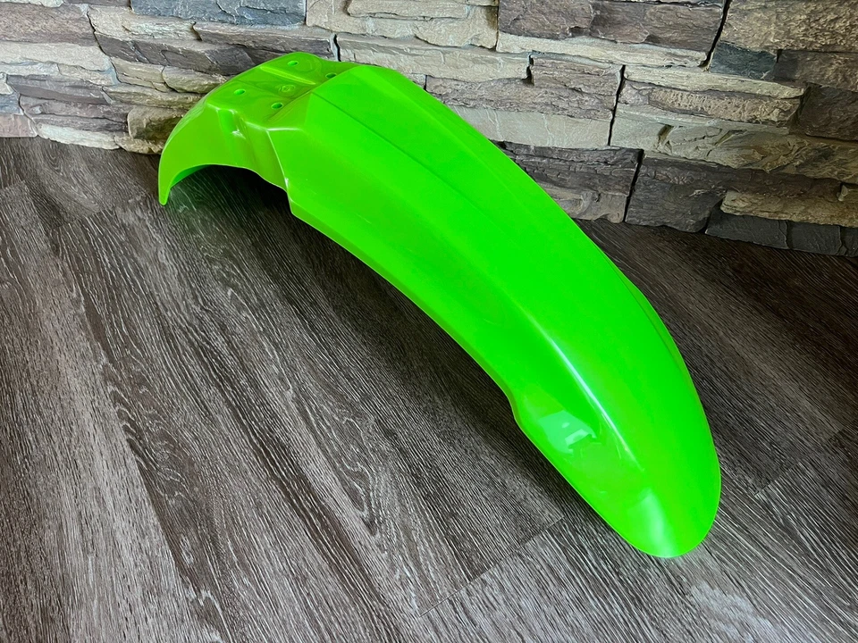 Guardabarros delantero Kawasaki KLX450R KX125 KX250 motocross de UFO KA03736-026 Foto 4 de 4