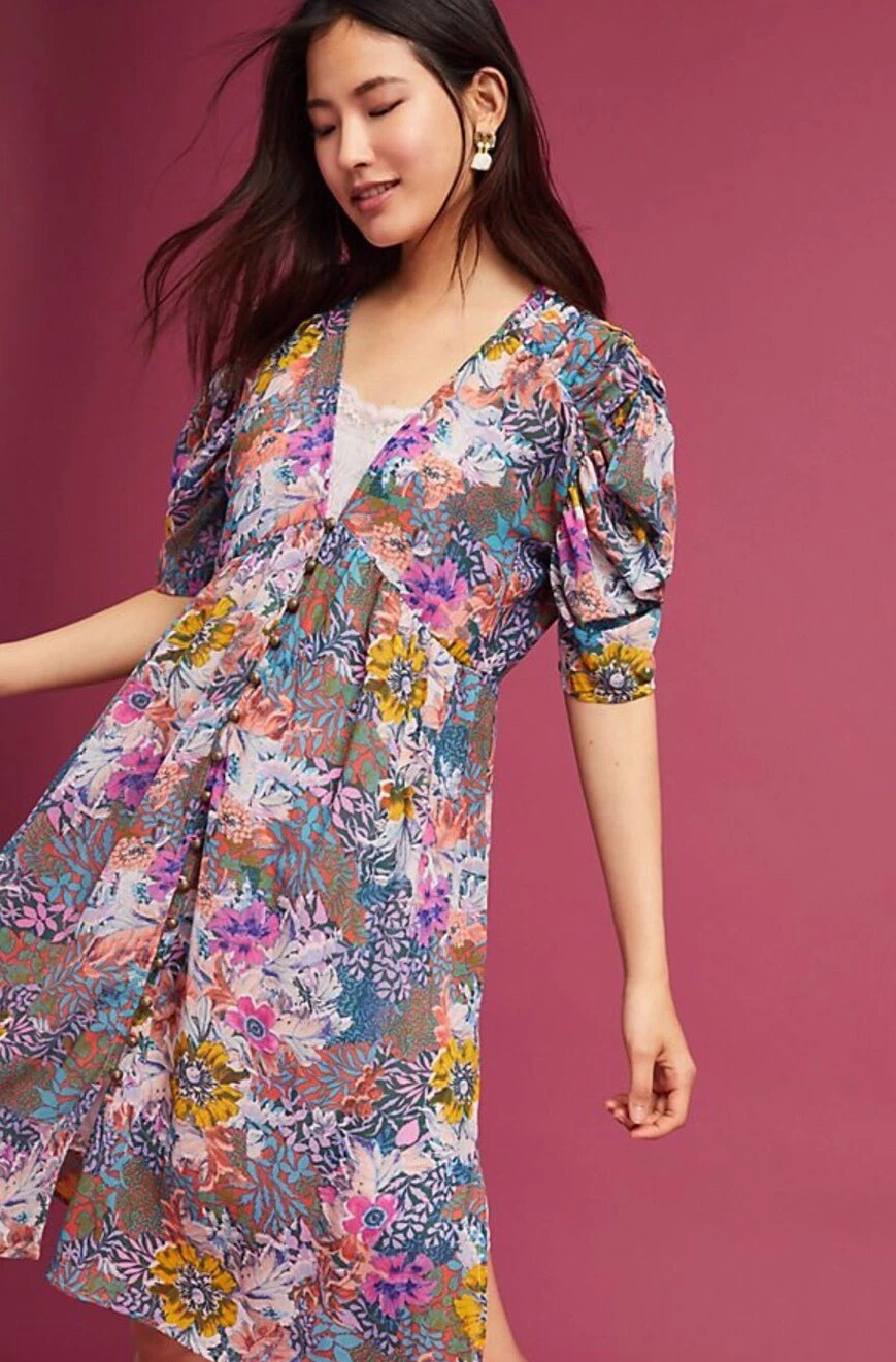 Anthropologie Valencia Dress Akemi + Kin Floral Midi Dress Size XL $148.00
Opens in a new window or