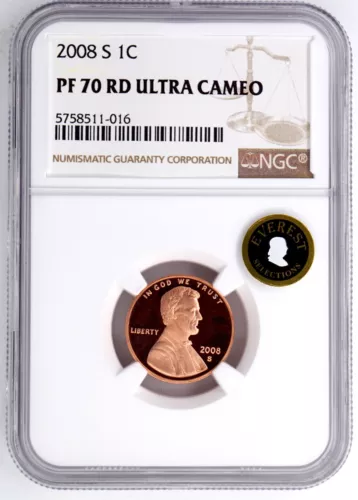 2008-S PROOF LINCOLN CENT NGC PF70RD ULTRA CAMEO 511016