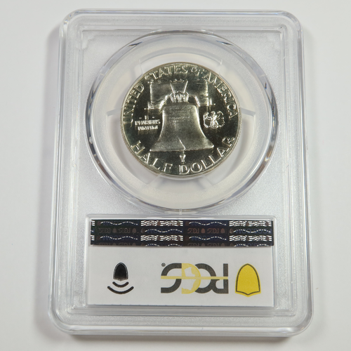 1955 P PCGS PR66 Silver Ben Franklin Half Dollar - 50c US Coin #51240A - Picture 2 of 2